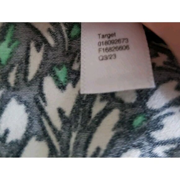 Women's Crepe Short Flutter Sleeve Midi Dress A New Day Green Floral Size Small - Picture 16 of 16